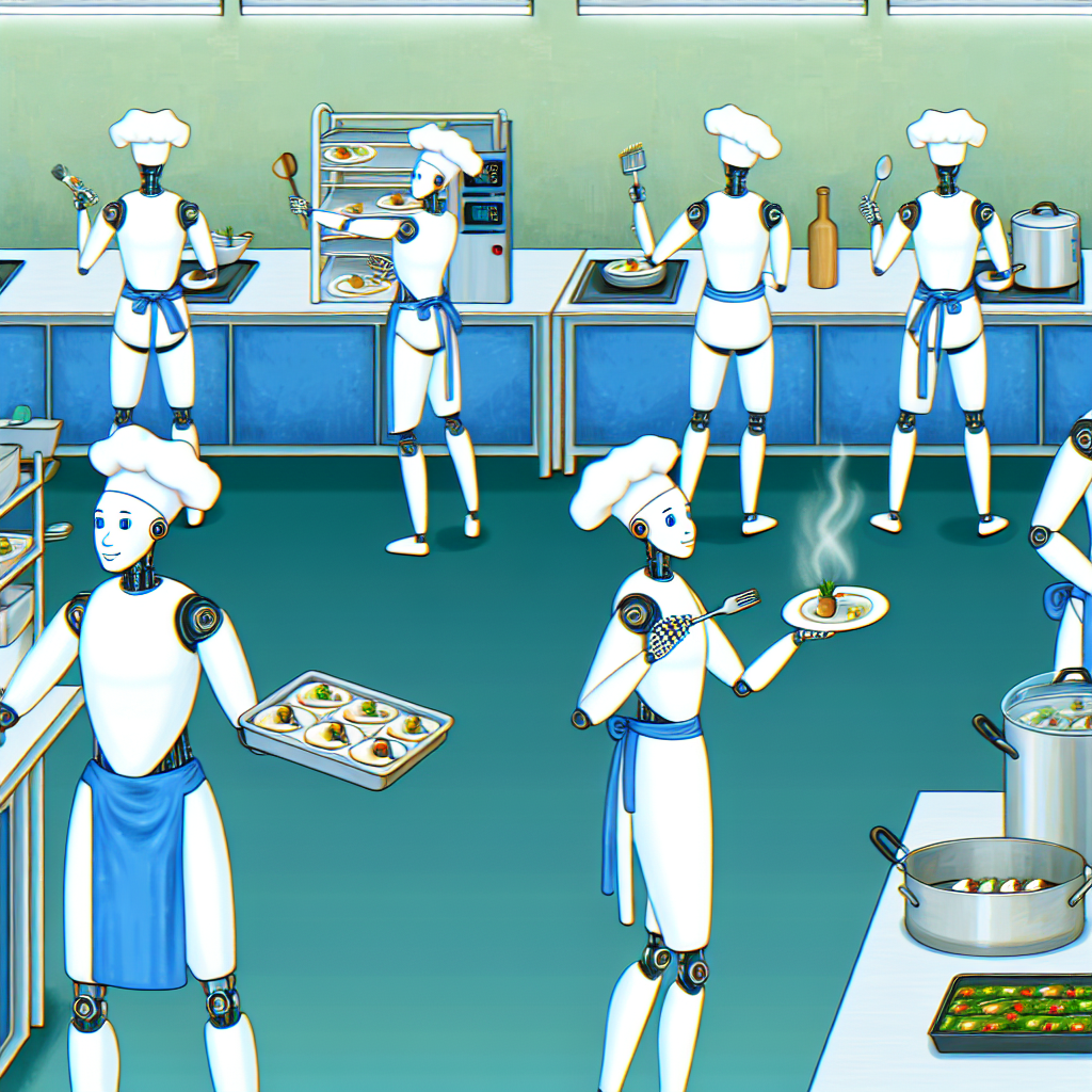 Roboty w restauracjach – kucharze przyszłości